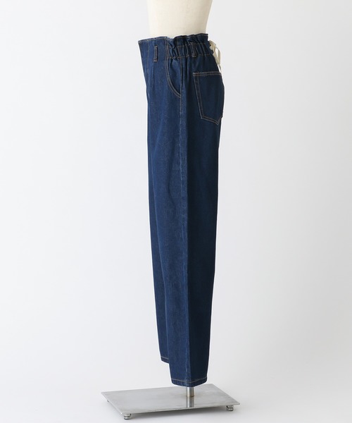 one after another NICE CLAUP（ワンアフターアナザーナイスクラップ）の「バックレースアップデニムパンツ（デニムパンツ・レディース・ブラック/ネイビー/ブルー・SMALL/MEDIUM）」の13枚目の写真