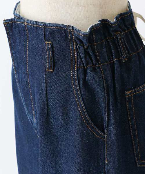 one after another NICE CLAUP（ワンアフターアナザーナイスクラップ）の「バックレースアップデニムパンツ（デニムパンツ・レディース・ブラック/ネイビー/ブルー・SMALL/MEDIUM）」の14枚目の写真