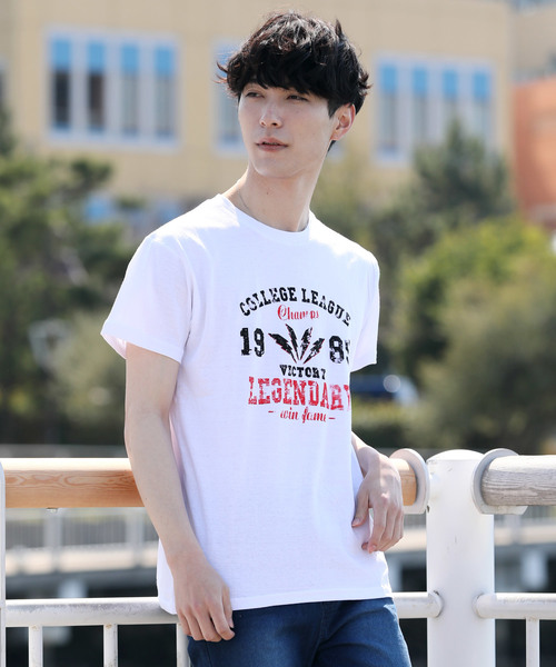 TopIsm(トップイズム)の「アメカジ擦れロゴプリント半袖クルーネックTシャツ(Tシャツ/カットソー・メンズ・その他1/その他4/その他12/その他7/その他10/その他8/その他3/その他13/その他2/その他6/その他11/その他5/その他9・L/LL/M)」の13枚目の写真