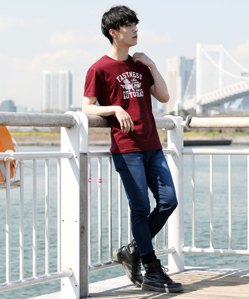 TopIsm(トップイズム)の「アメカジ擦れロゴプリント半袖クルーネックTシャツ(Tシャツ/カットソー・メンズ・その他1/その他4/その他12/その他7/その他10/その他8/その他3/その他13/その他2/その他6/その他11/その他5/その他9・L/LL/M)」の21枚目の写真