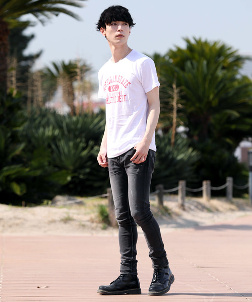 TopIsm(トップイズム)の「アメカジ擦れロゴプリント半袖クルーネックTシャツ(Tシャツ/カットソー・メンズ・その他1/その他4/その他12/その他7/その他10/その他8/その他3/その他13/その他2/その他6/その他11/その他5/その他9・L/LL/M)」の19枚目の写真