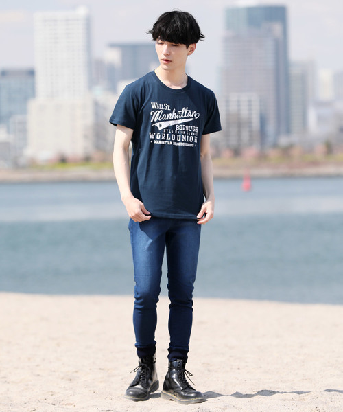 TopIsm(トップイズム)の「アメカジ擦れロゴプリント半袖クルーネックTシャツ(Tシャツ/カットソー・メンズ・その他1/その他4/その他12/その他7/その他10/その他8/その他3/その他13/その他2/その他6/その他11/その他5/その他9・L/LL/M)」の15枚目の写真