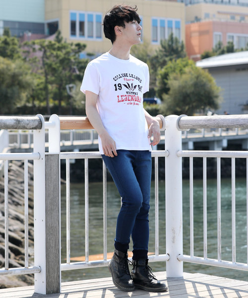 TopIsm(トップイズム)の「アメカジ擦れロゴプリント半袖クルーネックTシャツ(Tシャツ/カットソー・メンズ・その他1/その他4/その他12/その他7/その他10/その他8/その他3/その他13/その他2/その他6/その他11/その他5/その他9・L/LL/M)」の17枚目の写真