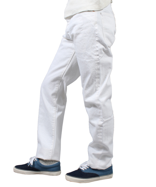 Denime(ドゥニーム)の「WHITE DNM 5P PANTS(デニムパンツ・メンズ・ホワイト・LARGE/SMALL/MEDIUM)」の14枚目の写真