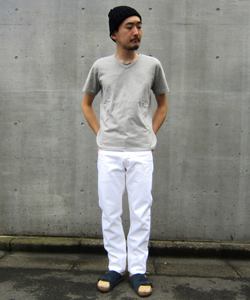 Denime(ドゥニーム)の「WHITE DNM 5P PANTS(デニムパンツ・メンズ・ホワイト・LARGE/SMALL/MEDIUM)」の19枚目の写真