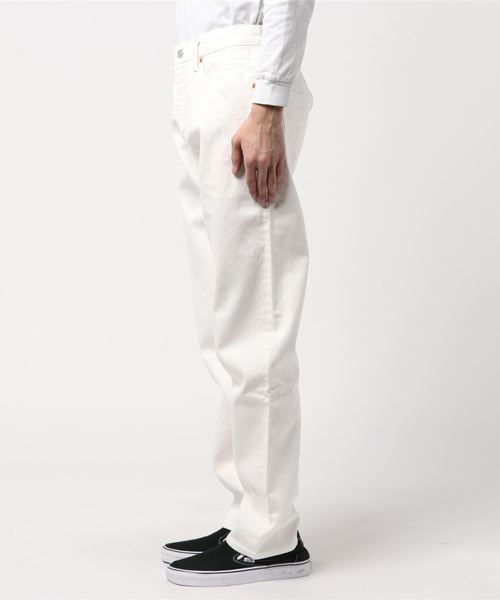 Denime(ドゥニーム)の「WHITE DNM 5P PANTS(デニムパンツ・メンズ・ホワイト・LARGE/SMALL/MEDIUM)」の5枚目の写真