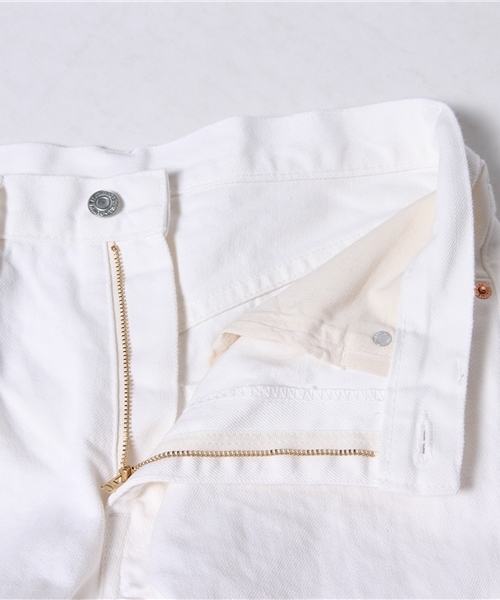 Denime(ドゥニーム)の「WHITE DNM 5P PANTS(デニムパンツ・メンズ・ホワイト・LARGE/SMALL/MEDIUM)」の2枚目の写真
