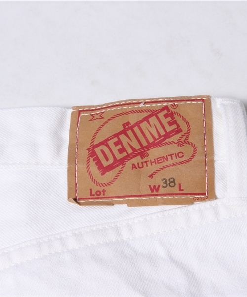Denime(ドゥニーム)の「WHITE DNM 5P PANTS(デニムパンツ・メンズ・ホワイト・LARGE/SMALL/MEDIUM)」の3枚目の写真