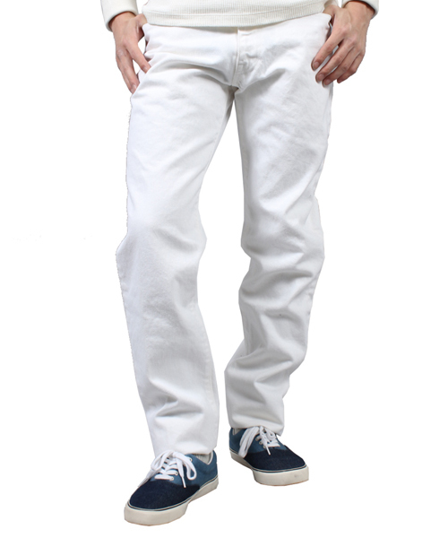 Denime(ドゥニーム)の「WHITE DNM 5P PANTS(デニムパンツ・メンズ・ホワイト・LARGE/SMALL/MEDIUM)」の15枚目の写真
