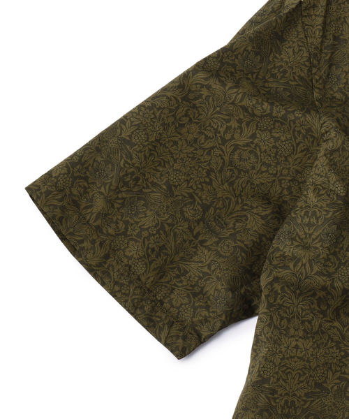 SHIPS（シップス）の「SCO: オープンカラー プリント ショートスリーブ シャツ2（シャツ/ブラウス・メンズ・ブラック/オリーブ・SMALL/MEDIUM/LARGE/X-LARGE）」の5枚目の写真