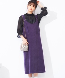 ワンピース パープル 紫色系 コーデュロイ ファッション通販 Zozotown