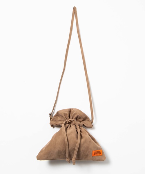 UNIVERSAL OVERALL（ユニバーサルオーバーオール）の「∴WEGO/UNIVERSAL OVERALL別注2WAY巾着サコッシュ（ショルダーバッグ・メンズ・グレー/ベージュ・FREE）」の11枚目の写真