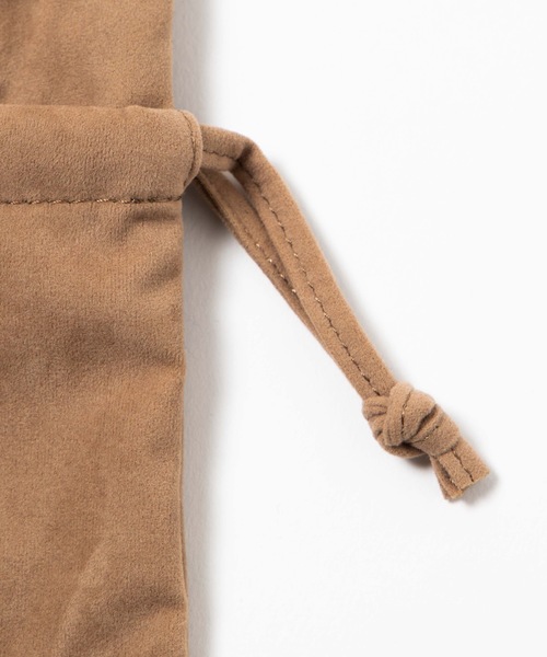 UNIVERSAL OVERALL（ユニバーサルオーバーオール）の「∴WEGO/UNIVERSAL OVERALL別注2WAY巾着サコッシュ（ショルダーバッグ・メンズ・グレー/ベージュ・FREE）」の15枚目の写真