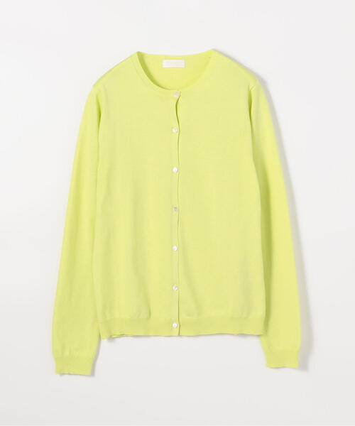 BALLSEY(ボールジィ)の「ハイゲージコットン クルーネックカーディガン(カーディガン/ボレロ・レディース・ピンク/ネイビー/ライトグレー/ホワイト/チャコールグレー/ライトグリーン/ダークブラウン/グレー/ミント/ライトベージュ/サックスブルー/ブルー系その他/イエロー/オレンジ/グリーン・L/S/M)」の9枚目の写真