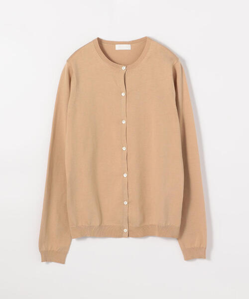 BALLSEY(ボールジィ)の「ハイゲージコットン クルーネックカーディガン(カーディガン/ボレロ・レディース・ピンク/ネイビー/ライトグレー/ホワイト/チャコールグレー/ライトグリーン/ダークブラウン/グレー/ミント/ライトベージュ/サックスブルー/ブルー系その他/イエロー/オレンジ/グリーン・L/S/M)」の22枚目の写真