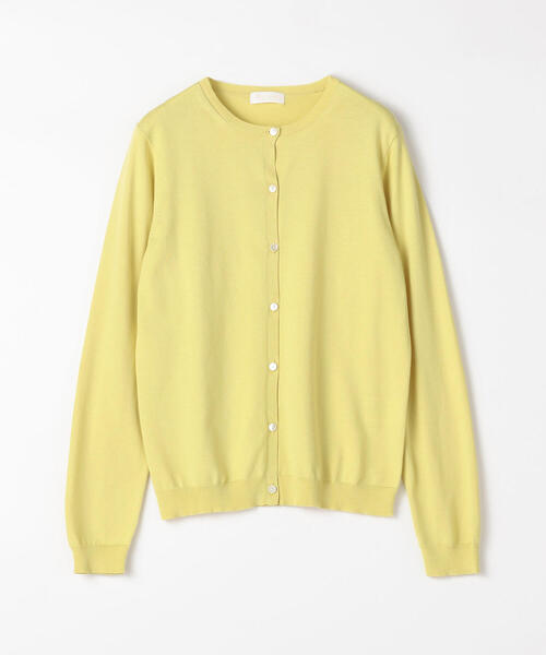 BALLSEY(ボールジィ)の「ハイゲージコットン クルーネックカーディガン(カーディガン/ボレロ・レディース・ピンク/ネイビー/ライトグレー/ホワイト/チャコールグレー/ライトグリーン/ダークブラウン/グレー/ミント/ライトベージュ/サックスブルー/ブルー系その他/イエロー/オレンジ/グリーン・L/S/M)」の21枚目の写真