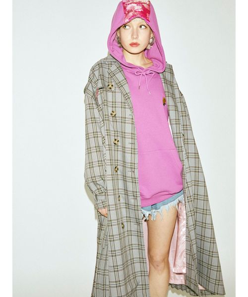 jouetie(ジュエティ)の「バーチカルバックロゴフーディ(パーカー・レディース・ブラック/オフホワイト/ブルー/パープル・MEDIUM)」の13枚目の写真