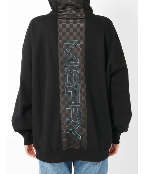 jouetie(ジュエティ)の「バーチカルバックロゴフーディ(パーカー・レディース・ブラック/オフホワイト/ブルー/パープル・MEDIUM)」の16枚目の写真