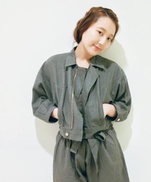 Kastane | 【Kastane】綿麻ブルゾン(その他アウター)