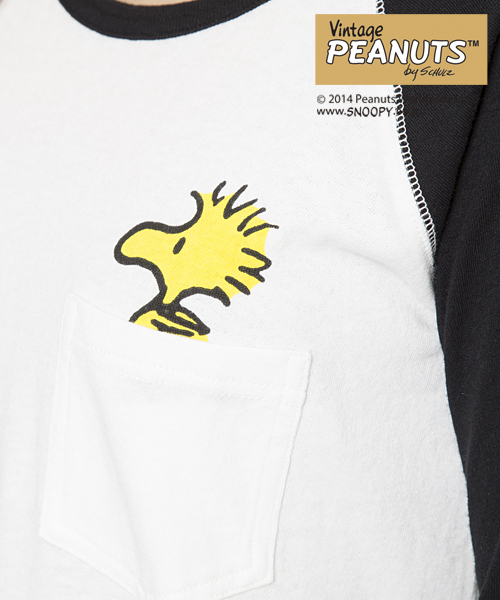 SNOOPY(スヌーピー)の「【スヌーピー】 SNOOPY B/B TEE(Tシャツ/カットソー・レディース・ブラック/バーガンディー/ブルー・1/2)」の14枚目の写真