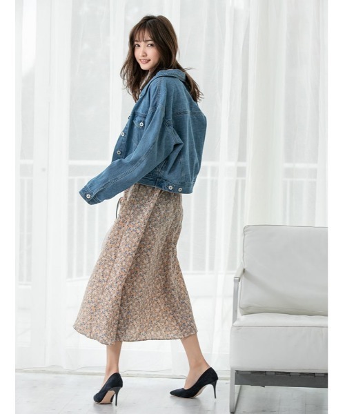 fifth（フィフス）の「オーバーサイズデニムジャケット（ライダースジャケット・レディース・ブルー・MEDIUM）」の11枚目の写真