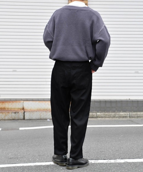 kutir（クティール）の「ワイドテーパードパンツ（その他パンツ・メンズ・ブラック/ダークブラウン/ベージュ/ライトベージュ・SMALL/MEDIUM/LARGE）」の7枚目の写真