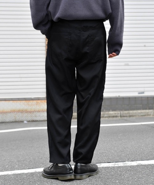 kutir（クティール）の「ワイドテーパードパンツ（その他パンツ・メンズ・ブラック/ダークブラウン/ベージュ/ライトベージュ・SMALL/MEDIUM/LARGE）」の8枚目の写真
