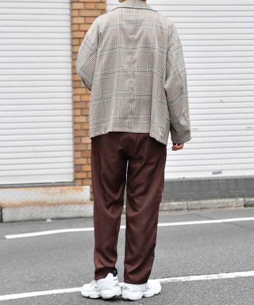 kutir（クティール）の「ワイドテーパードパンツ（その他パンツ・メンズ・ブラック/ダークブラウン/ベージュ/ライトベージュ・SMALL/MEDIUM/LARGE）」の13枚目の写真