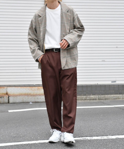 kutir（クティール）の「ワイドテーパードパンツ（その他パンツ・メンズ・ブラック/ダークブラウン/ベージュ/ライトベージュ・SMALL/MEDIUM/LARGE）」の11枚目の写真