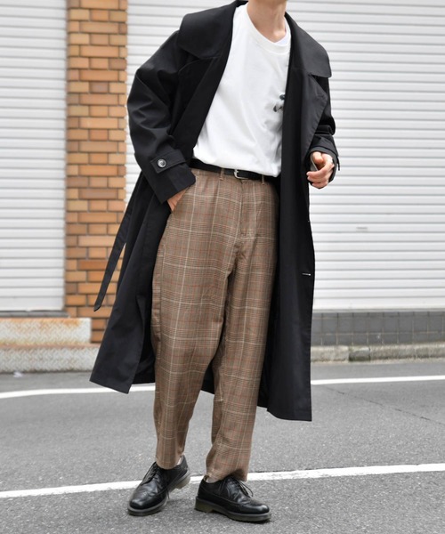 kutir（クティール）の「ワイドテーパードパンツ（その他パンツ・メンズ・ブラック/ダークブラウン/ベージュ/ライトベージュ・SMALL/MEDIUM/LARGE）」の17枚目の写真