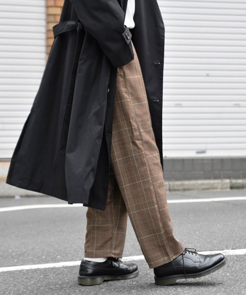 kutir（クティール）の「ワイドテーパードパンツ（その他パンツ・メンズ・ブラック/ダークブラウン/ベージュ/ライトベージュ・SMALL/MEDIUM/LARGE）」の21枚目の写真