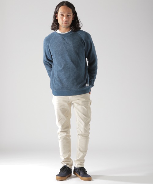 BAYFLOW(ベイフロー)の「ヴィンテージパイルL/Sプルオーバー(Tシャツ/カットソー・メンズ・ベージュ/ネイビー/クリアブルー・SMALL/MEDIUM/LARGE)」の6枚目の写真