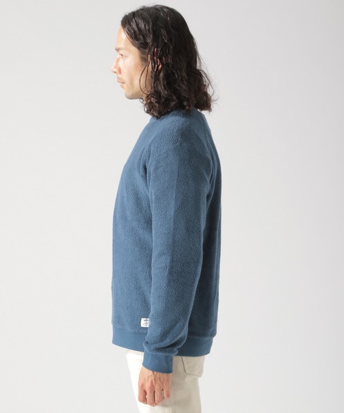 BAYFLOW(ベイフロー)の「ヴィンテージパイルL/Sプルオーバー(Tシャツ/カットソー・メンズ・ベージュ/ネイビー/クリアブルー・SMALL/MEDIUM/LARGE)」の4枚目の写真
