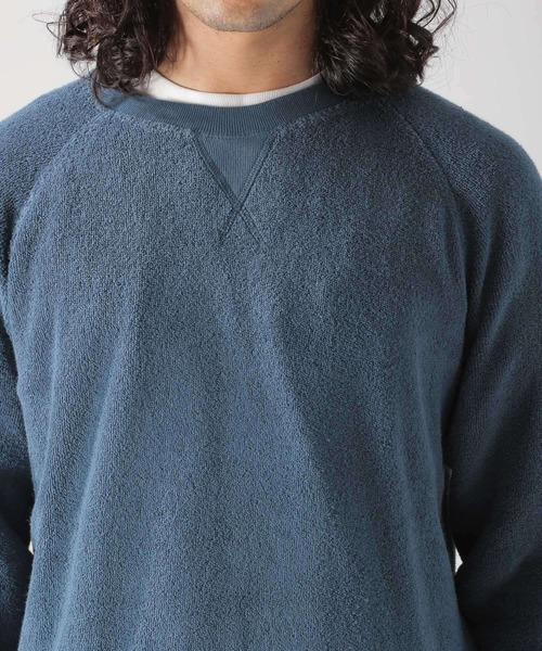 BAYFLOW(ベイフロー)の「ヴィンテージパイルL/Sプルオーバー(Tシャツ/カットソー・メンズ・ベージュ/ネイビー/クリアブルー・SMALL/MEDIUM/LARGE)」の11枚目の写真