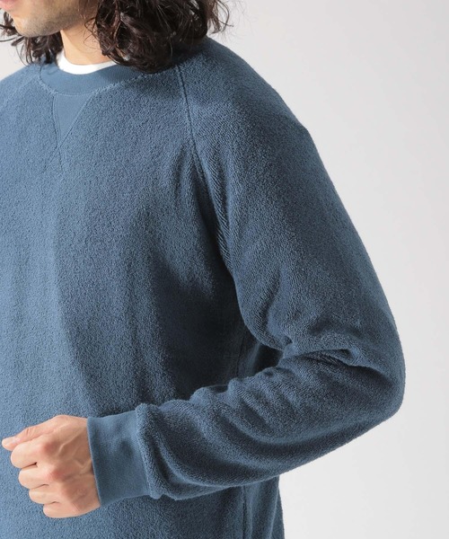 BAYFLOW(ベイフロー)の「ヴィンテージパイルL/Sプルオーバー(Tシャツ/カットソー・メンズ・ベージュ/ネイビー/クリアブルー・SMALL/MEDIUM/LARGE)」の14枚目の写真