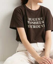 fleursロゴTシャツMuguet◆