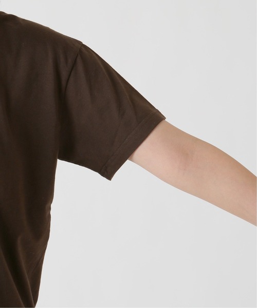 SLOBE IENA（スローブイエナ）の「fleursロゴTシャツMuguet◆（Tシャツ/カットソー・レディース・ホワイト/ブラウン・FREE）」の10枚目の写真