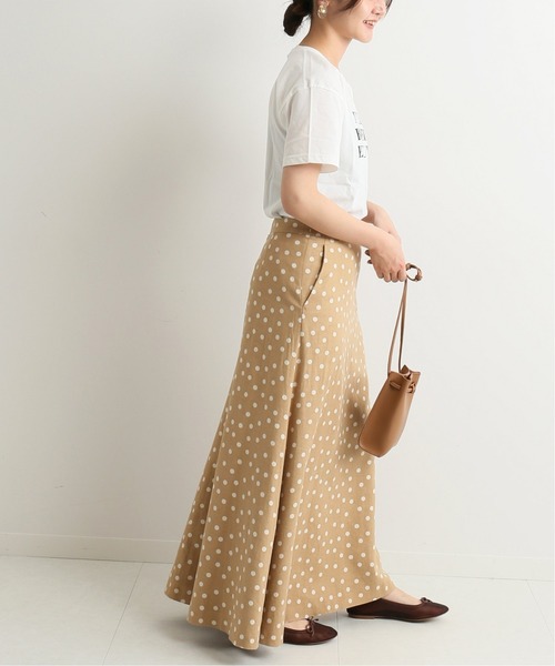 SLOBE IENA（スローブイエナ）の「fleursロゴTシャツMuguet◆（Tシャツ/カットソー・レディース・ホワイト/ブラウン・FREE）」の19枚目の写真