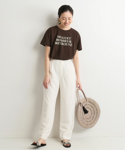 セール】fleursロゴTシャツMuguet◇（Tシャツ/カットソー）｜SLOBE