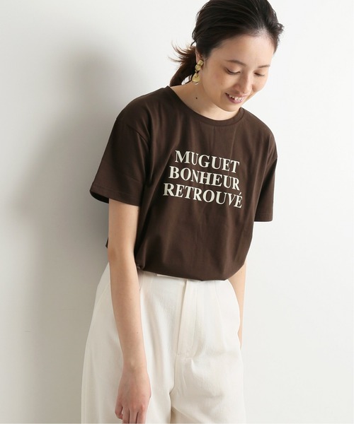 セール】fleursロゴTシャツMuguet◇（Tシャツ/カットソー