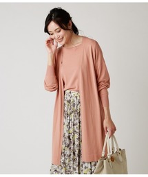 DRESS KNIT(ドレスニット)/ストレッチビスコース こなれ着流しカーディガン