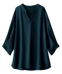 袖タックデザインブラウス