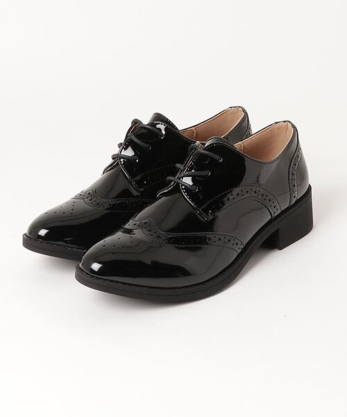 LibertyDoll（リバティードール）の「Liberty Doll / ウイングチップ オックスフォードシューズ(5497)（ドレスシューズ・レディース・ブラック/ブラウン/ブラック×ホワイト/ブラック系その他/ワイン/ベージュ/アイボリー・40/38/39/36/37/35）」の14枚目の写真