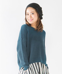 mystic | バスケット柄プルーバー(ニット/セーター)