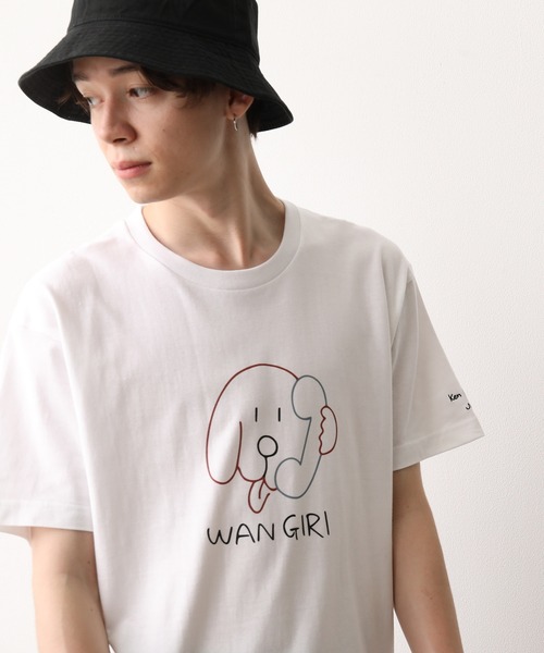 JUNRED（ジュンレッド）の「KEN KAGAMIｘJUNRed TEE（Tシャツ/カットソー・メンズ・ホワイト系その他2/ホワイト系その他/サックスブルー/ベージュ/ブラック/ホワイト・L/M/S）」の3枚目の写真