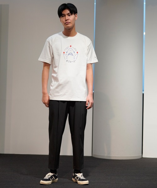 JUNRED（ジュンレッド）の「KEN KAGAMIｘJUNRed TEE（Tシャツ/カットソー・メンズ・ホワイト系その他2/ホワイト系その他/サックスブルー/ベージュ/ブラック/ホワイト・L/M/S）」の12枚目の写真