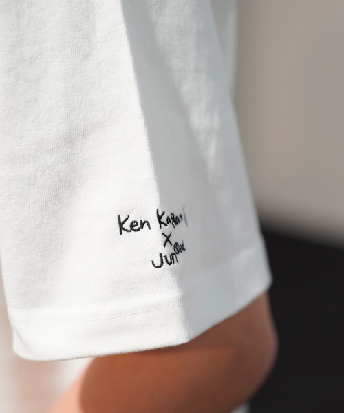 JUNRED（ジュンレッド）の「KEN KAGAMIｘJUNRed TEE（Tシャツ/カットソー・メンズ・ホワイト系その他2/ホワイト系その他/サックスブルー/ベージュ/ブラック/ホワイト・L/M/S）」の10枚目の写真