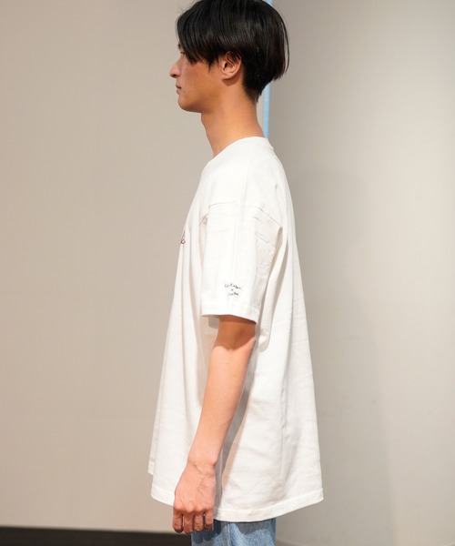 JUNRED（ジュンレッド）の「KEN KAGAMIｘJUNRed TEE（Tシャツ/カットソー・メンズ・ホワイト系その他2/ホワイト系その他/サックスブルー/ベージュ/ブラック/ホワイト・L/M/S）」の15枚目の写真