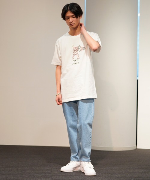 JUNRED（ジュンレッド）の「KEN KAGAMIｘJUNRed TEE（Tシャツ/カットソー・メンズ・ホワイト系その他2/ホワイト系その他/サックスブルー/ベージュ/ブラック/ホワイト・L/M/S）」の13枚目の写真
