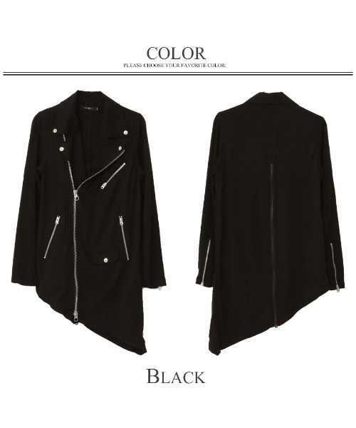 CIVARIZE（シヴァーライズ）の「『CIVARIZE』レーヨンアシメライダース